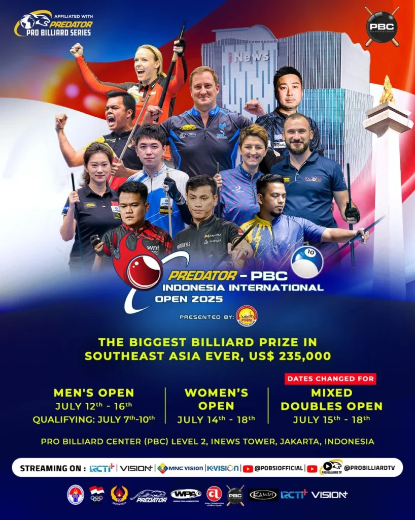 Indonesia Bangga! PBC International Open 2025 Siap Digelar dengan Hadiah Fantastis